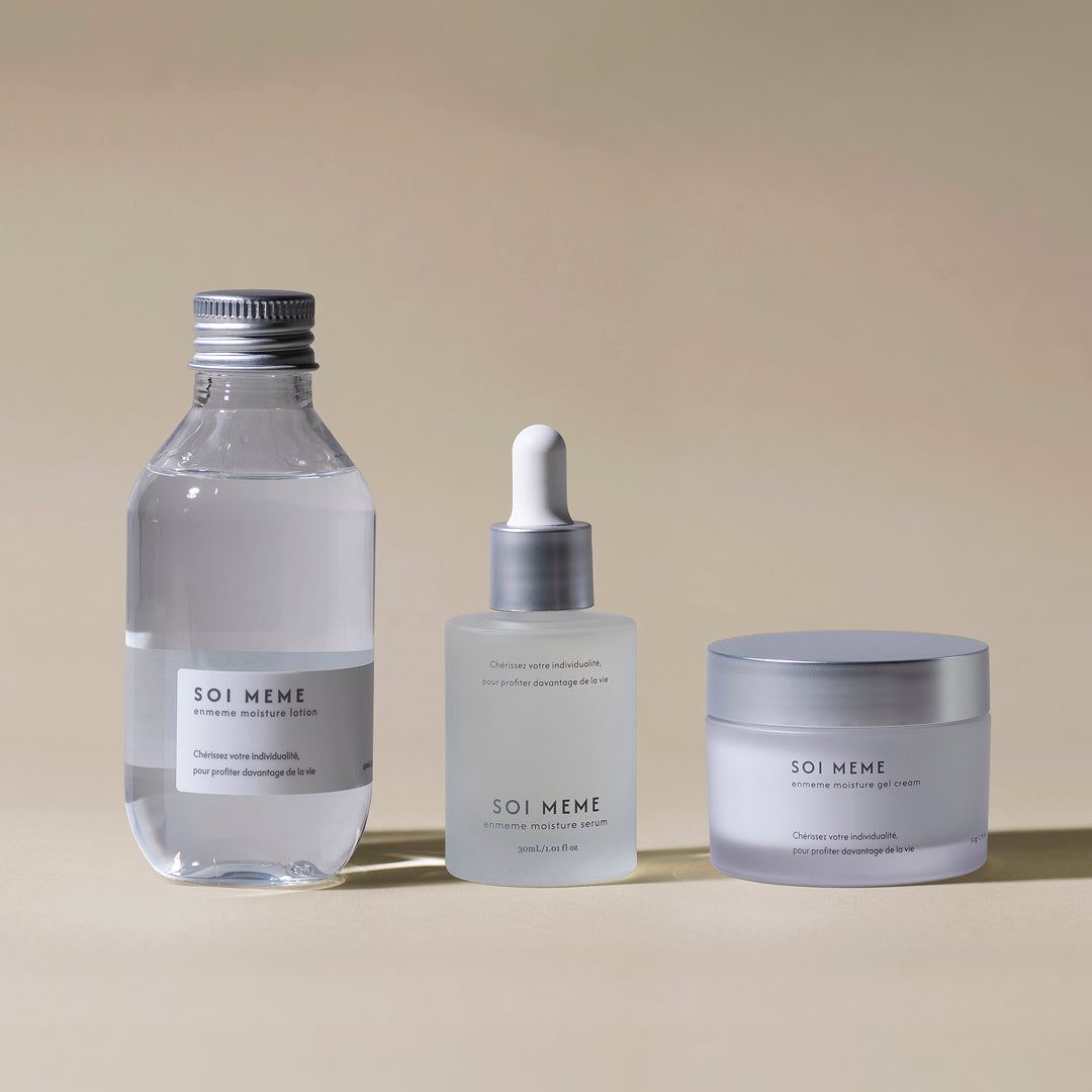 モイスチャーローション&セラム&ジェルクリームセット