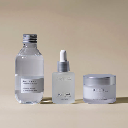 モイスチャーローション&セラム&ジェルクリームセット