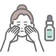 いつも通りに洗顔